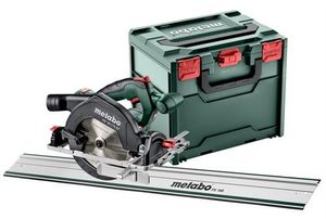 Metabo KS 18 LTX 57 BL + FS 160 Accu Cirkelzaag 18V Set | Zonder accu en lader | metaBOX 340 - 691222000