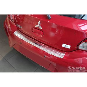 RVS Bumper beschermer passend voor Mitsubishi Space Star Facelift 2020- 'Ribs' AV235492