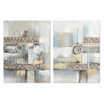 Schilderij DKD Home Decor Abstract Modern (60 x 3 x 80 cm) (2 Stuks)