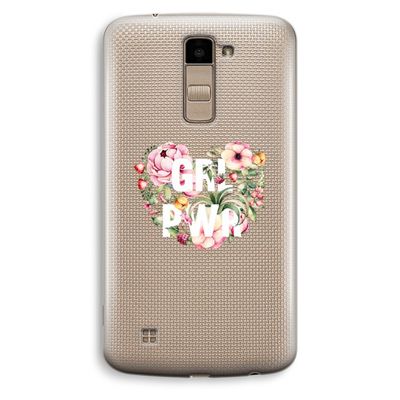 GRL PWR Flower: LG K10 (2016) Transparant Hoesje