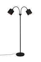 Trio VloerlampTommy 2-lichts zwart - R46332079