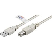 Goobay 50833 USB-kabel USB 2.0 5 m USB A USB B Grijs - thumbnail