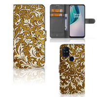 Wallet Case OnePlus Nord N10 Barok Goud