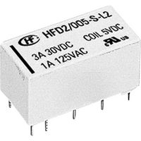 Hongfa HFD2/012-S-L2-D Printrelais 12 V/DC 3 A 2x wisselcontact 1 stuk(s) - thumbnail