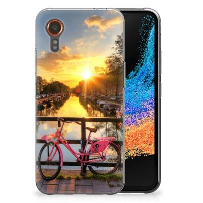 Samsung Galaxy Xcover 7 | Silliconen Back Cover | Amsterdamse Grachten
