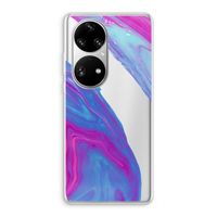 Zweverige regenboog: Huawei P50 Pro Transparant Hoesje