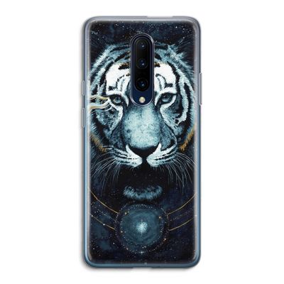 Darkness Tiger: OnePlus 7 Pro Transparant Hoesje