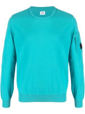 C.P. Company sweat à patch logo - Bleu