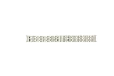 Mondaine horlogeband A629-30341-16 / BM20032 Staal Zilver 16mm