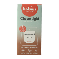 Clean Light navulling 2 pack Cedarwood / Vertiver 212 Gram