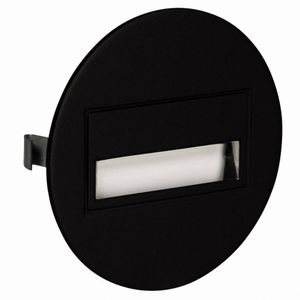 Zamel 13-211-62 Sona LED-wandinbouwlamp LED 0.42 W Zwart