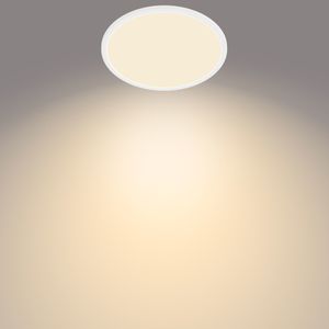 Philips SuperSlim badkamer plafondlamp - wit - rond - 18 W