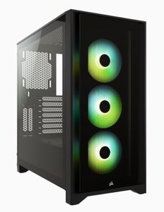 Corsair iCUE 4000X RGB Tempered Glass Mid-Tower ATX Case