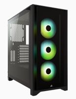 Corsair iCUE 4000X RGB Tempered Glass Mid-Tower ATX Case - thumbnail