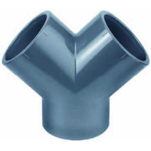 Europond Y-stuk 63mm Lijmverbinding - Hoogweerstandig PVC voor Binnen & Buiten, UV-Bestendig