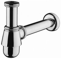 Hansgrohe Universeel bekersifon met muurpijp en roset 1 1/4 inch Chroom - thumbnail