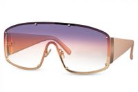 CWI zonnebril shield dames volledig omrand cat. 3 goud/roze - thumbnail