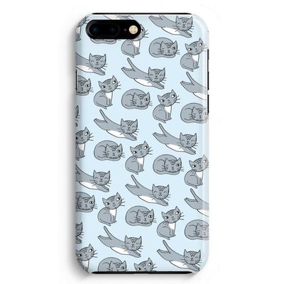 Poezen: iPhone 8 Plus Volledig Geprint Hoesje