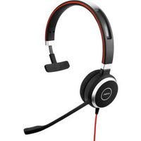 Jabra Evolve 40 UC Mono Headset Hoofdband Zwart - thumbnail