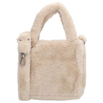 Beagles Faux Fur Schoudertasje Mini Barakaldo Cream