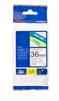 Labeltape brother ptouch tze261 36mm wit | 5 stuks