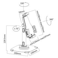 Neomounts by Newstar tablet stand - thumbnail