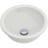 Villeroy & Boch Loop en Friends onderbouwwastafel O33cm met overloop zonder kraangat wit 61803301