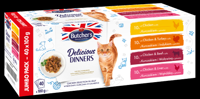 BUTCHER'S Delicious Dinners Jumbo Pack - nat kattenvoer - 4 x 100g
