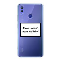 Alone: Honor Note 10 Transparant Hoesje