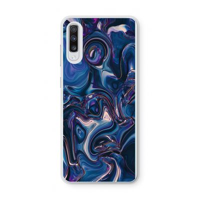 Mirrored Mirage: Samsung Galaxy A70 Transparant Hoesje