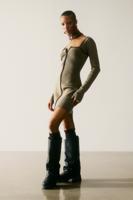 JURK BREISEL MET RITS - BROWN - M