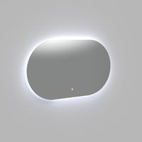 Badkamerspiegel Arcqua Reflect Ovaal 100x70 cm Horizontaal Incl. LED Verlichting - thumbnail