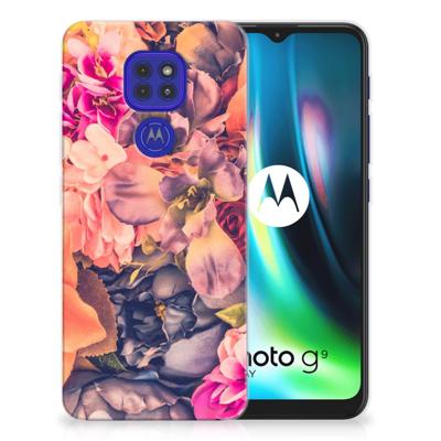 Motorola Moto G9 Play | E7 Plus | TPU Case | Bosje Bloemen