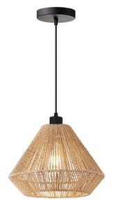 LABEL51 Hanglamp 'Ibiza Diamond' Jute, 1-lamps, kleur Naturel