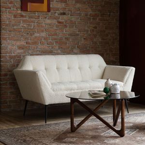 Dutchbone 2-zits Bank 'Kate' Bouclé, kleur Beige