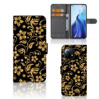 Xiaomi Mi 11 Hoesje Gouden Bloemen