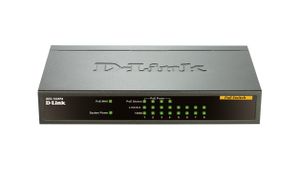 D-Link DES-1008PA netwerk-switch Unmanaged Fast Ethernet (10/100) Power over Ethernet (PoE) Zwart