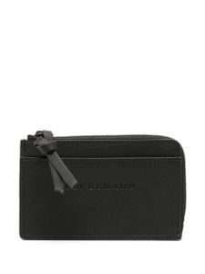 Longchamp porte-cartes Longchamp en cuir - Noir