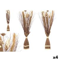 Decoratieve Bloem Gift Decor Bruin 14 x 100 x 10 cm 8 x 100 x 18 cm (4 Stuks)