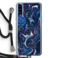 Mirrored Mirage: Samsung Galaxy A20s Transparant Hoesje met koord