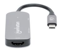 Manhattan USB-C auf HDMI 3-in-1 Docking-Konverter USB-C dockingstation Geschikt voor merk: Universeel USB-C Power Delivery - thumbnail