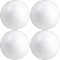 Piepschuim bollen - 4x - D15 cm - 2 halve schalen - styropor - bal - hobby vormen