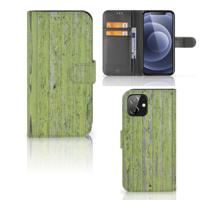 iPhone 12 | 12 Pro (6.1") | Book Style Case | Green Wood
