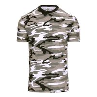 Grijs camouflage t-shirt korte mouw 3XL  -