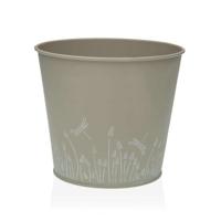 Bloempot Versa Zink Grijs Metaal (16 cm)