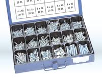 Dresselhaus Sort.steel screws din 933 8545
