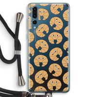 Croissant: Huawei P20 Pro Transparant Hoesje met koord