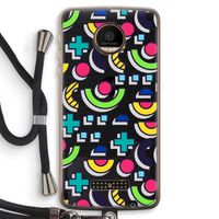 8-bit N°6: Motorola Moto Z Force Transparant Hoesje met koord