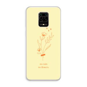 No rain no flowers: Xiaomi Redmi Note 10 Lite Transparant Hoesje