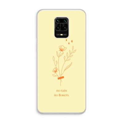 No rain no flowers: Xiaomi Redmi Note 10 Lite Transparant Hoesje